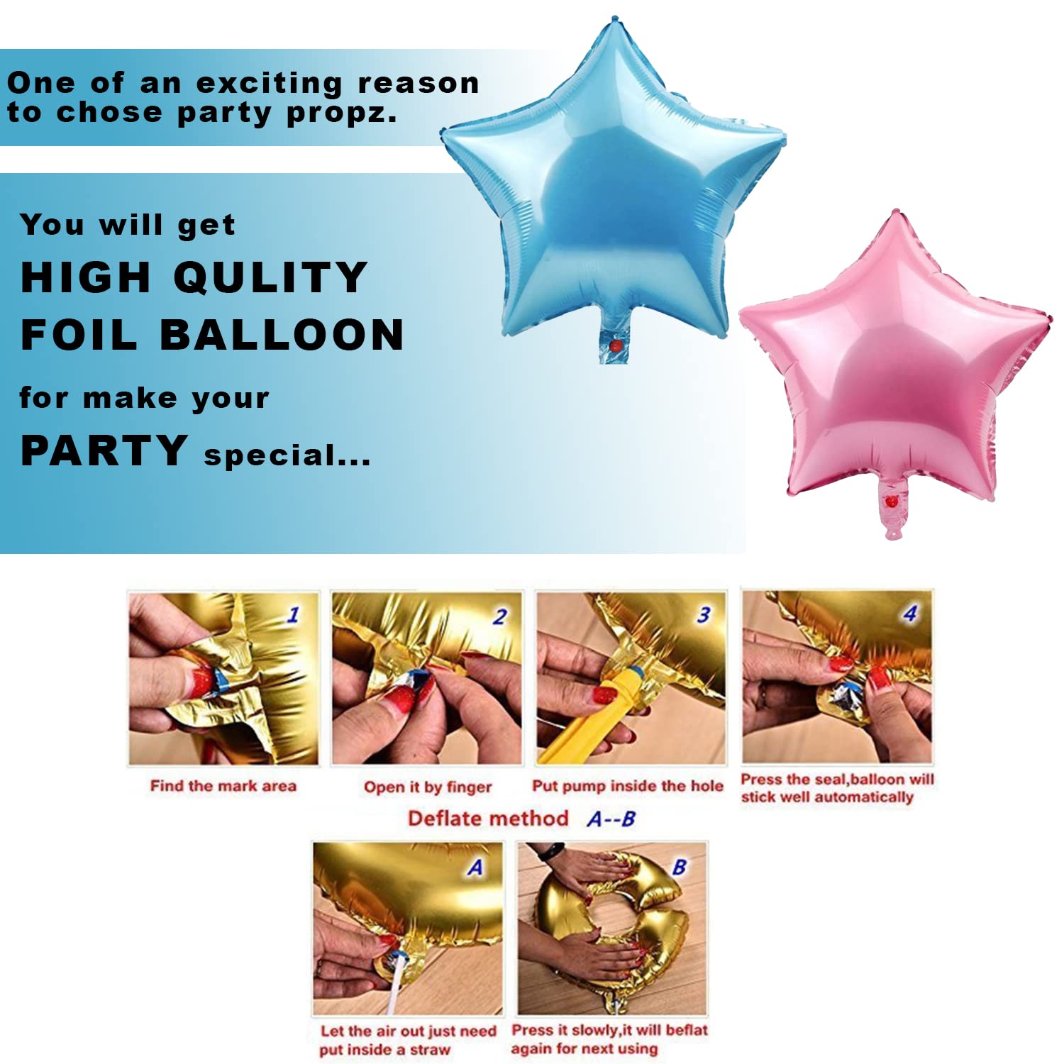 Party Propz Baby Shower Decoration Items - Combo of 48 Pcs | Baby Shower Decorations | Mom To Be Decoration Items Set | Baby Shower Banner(cardstock) | Mom To Be Sash, Baby Shower Balloons 4