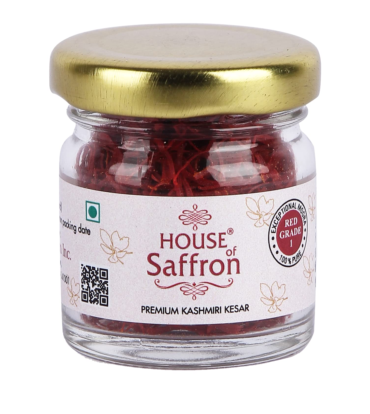House of Saffron 2Grams Kashmir Saffron Kesar Premium Original Kesar For Pregnant Women, Cooking, Biryani, Glowing Skin, Tilak, Grade A1+++ All Red Long Threads (2Packs Of 1Gram) - 2G (B08Y1F3NL7) Amazon Price History, Amazon Price Tracker