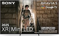 Sony BRAVIA 5, Mini LED TV 65 Pulgadas, Procesador XR con IA, Acoustic Multi-Audio, Dolby Vision/Atmos, IMAX Enhanced, Google TV 2025, Apple AirPlay 2, Eco Dashboard2, Smart TV, 65"