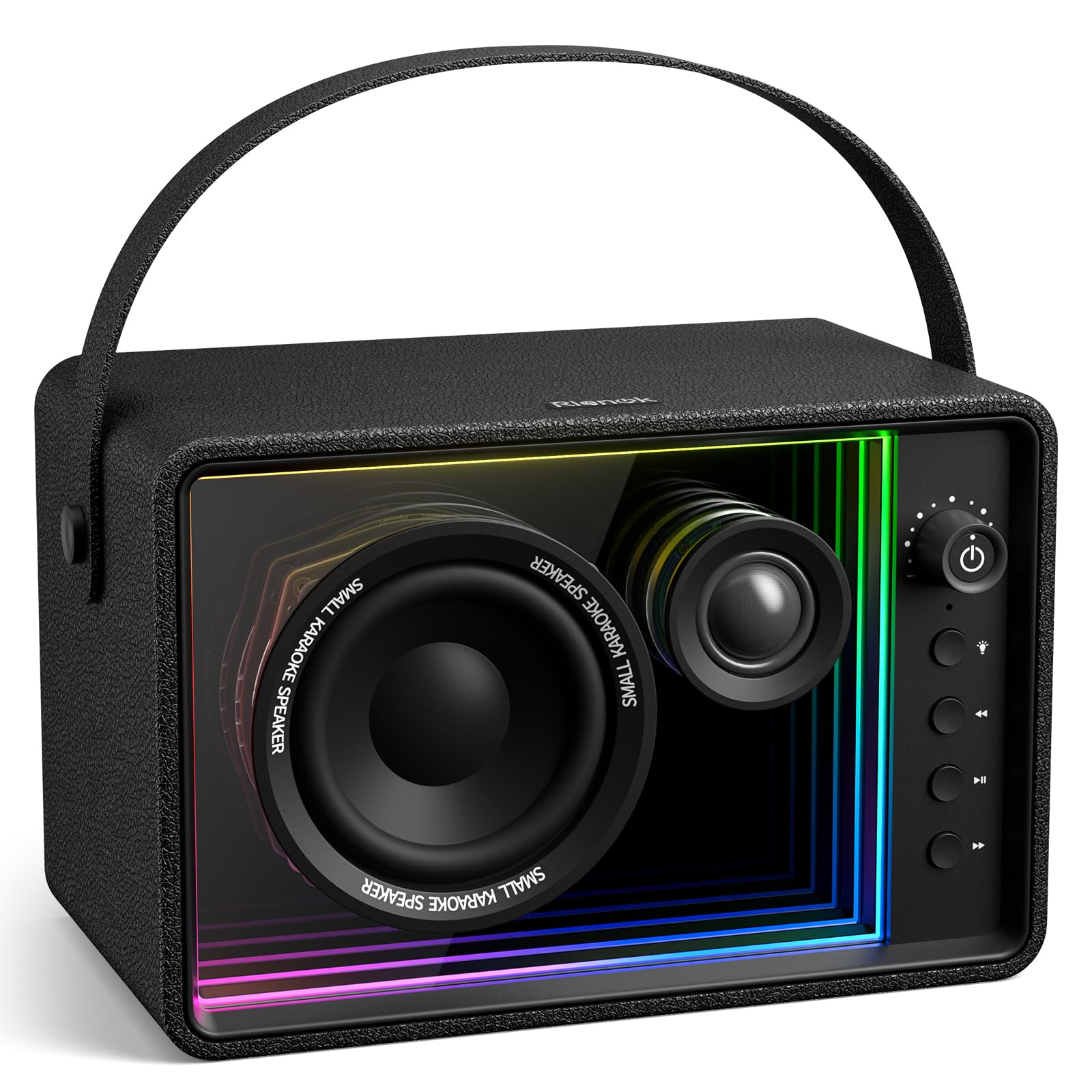 RIENOK Altavoz Bluetooth 40W Potente Woofer 90mm Tweeter Seta 30mm, 15H