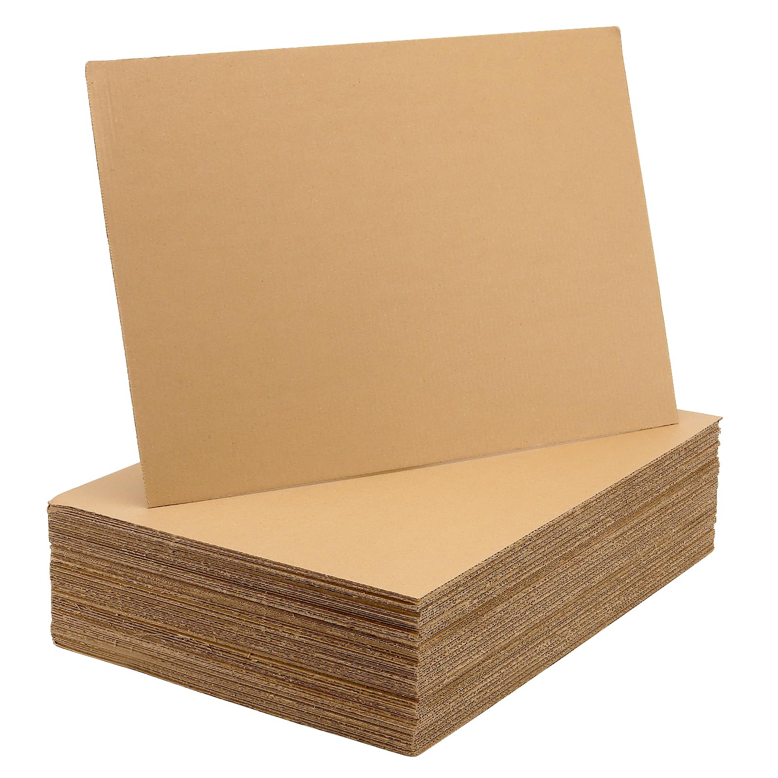 JOIKIT 60 Pack Corrugated Cardboard Sheets, A3 Kraft Board, 42 x 30 x 0.2cm, for Packaging Craft Mailing