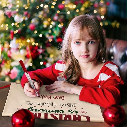 Miniatura 4 de HBlife - Bolsa de Navidad con cordón (19.7 x 27.6 pulgadas, tamaño grande, 19.7 x 27.6 pulgadas)