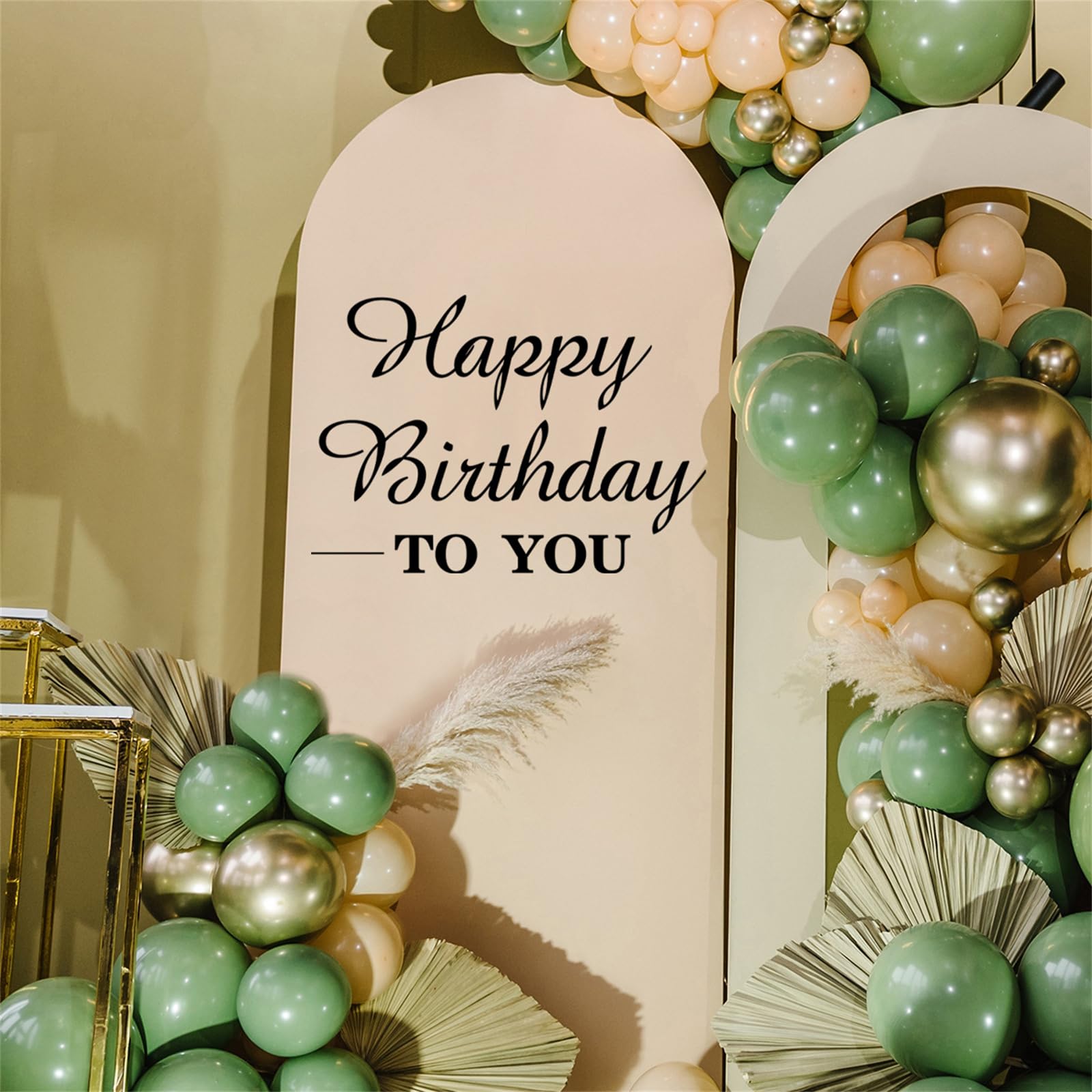 Hikosiya Wall Sticker Cute Birthday Star Happy Birthday Removable Sticker Interior Kindergarten Nursery Room Sticker DIY Wall Decor Wall Paper Wallpaper PVC Material Waterproof Room Decoration Wall