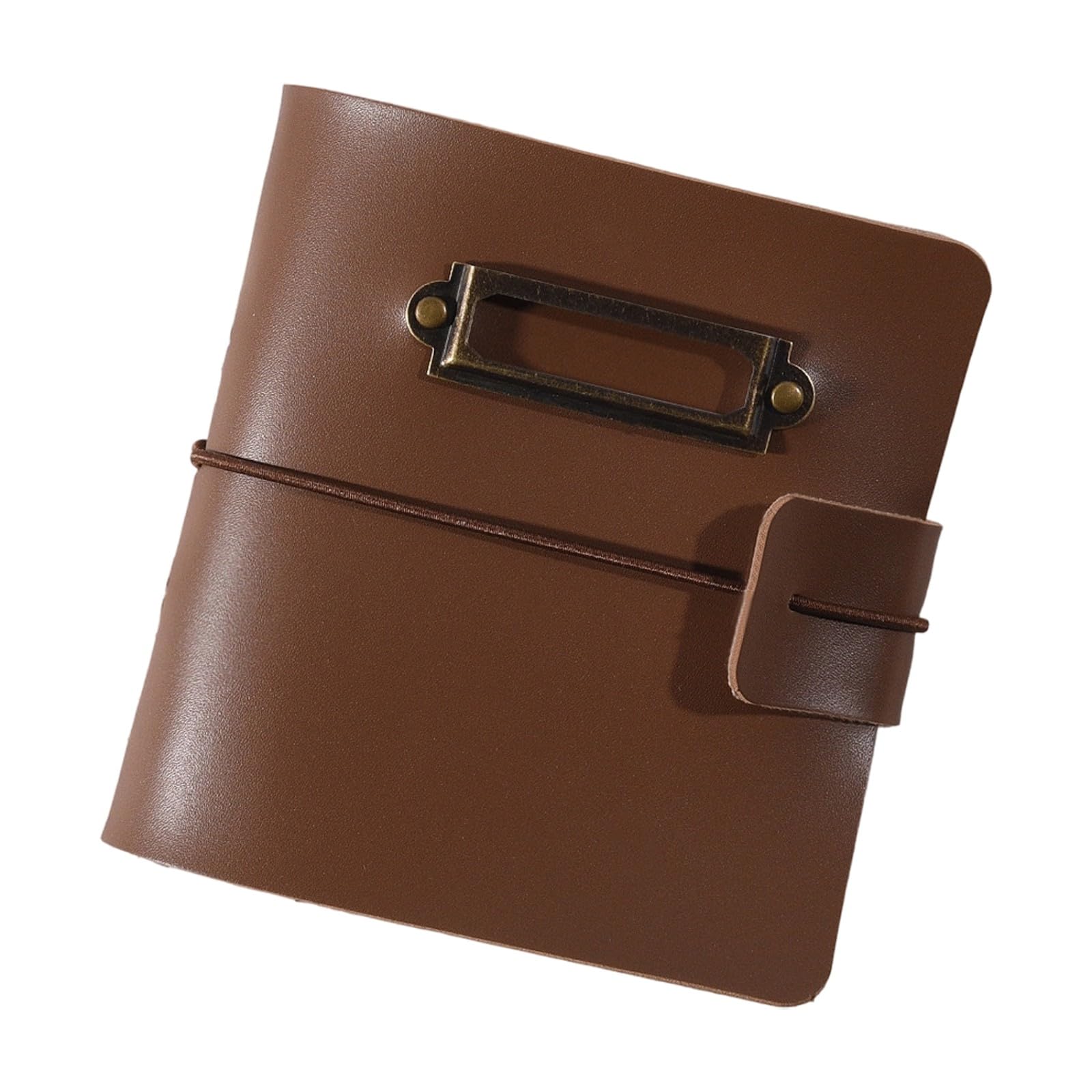 Msioytog Brown Photo Organizers With Multiple Color Option And Spacious Pocket Design Fashionable Photo Album Album