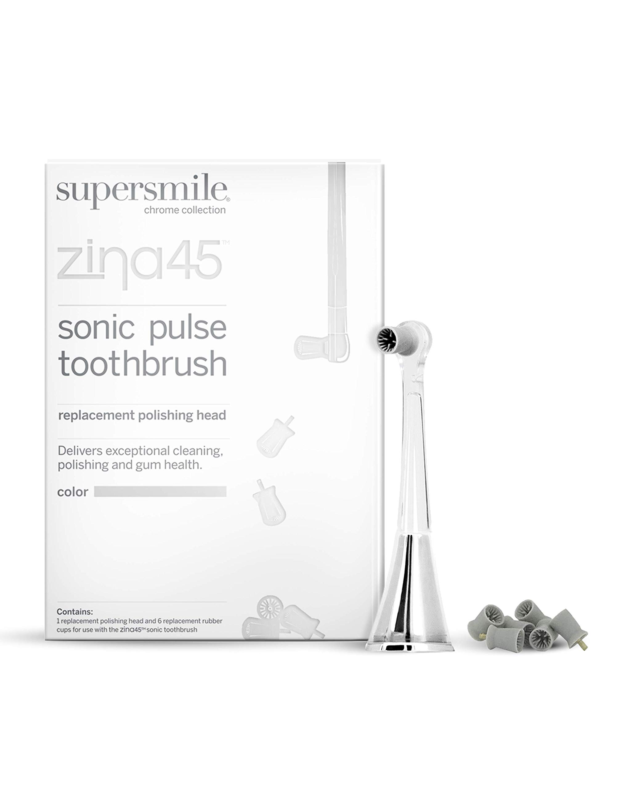 Supersmile Zina45 Replacement Polishing Head for Sonic Pulse Toothbrush