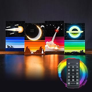 Upgraded Light Kit for Lego Tales of The Space Age, Compatible with Lego 21340 (Model Not Included)