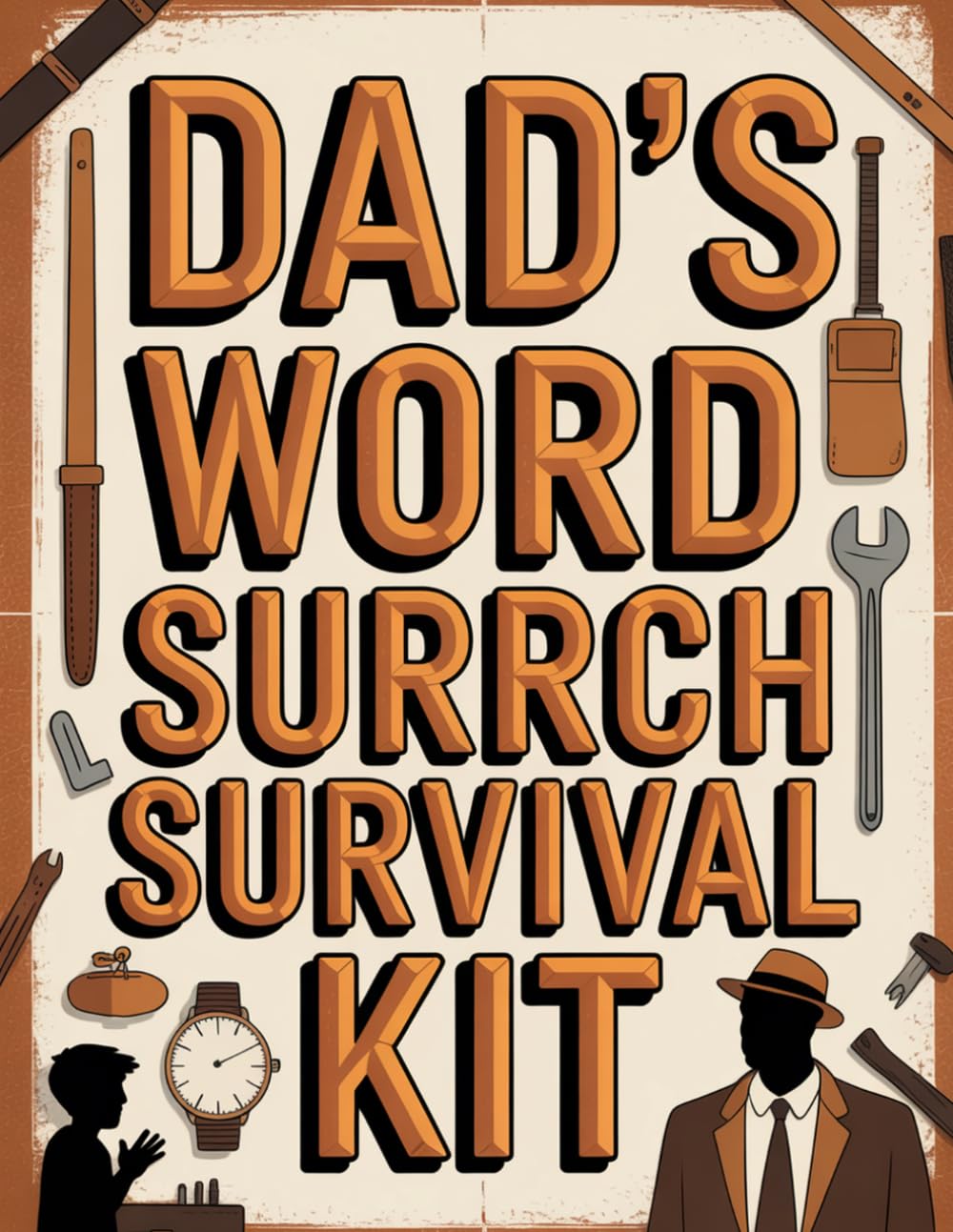 Dad’s Word Search Survival Kit: Satisfying Alphabet Hunt Puzzle Book for Adult Solvers with Family Tribute Theme