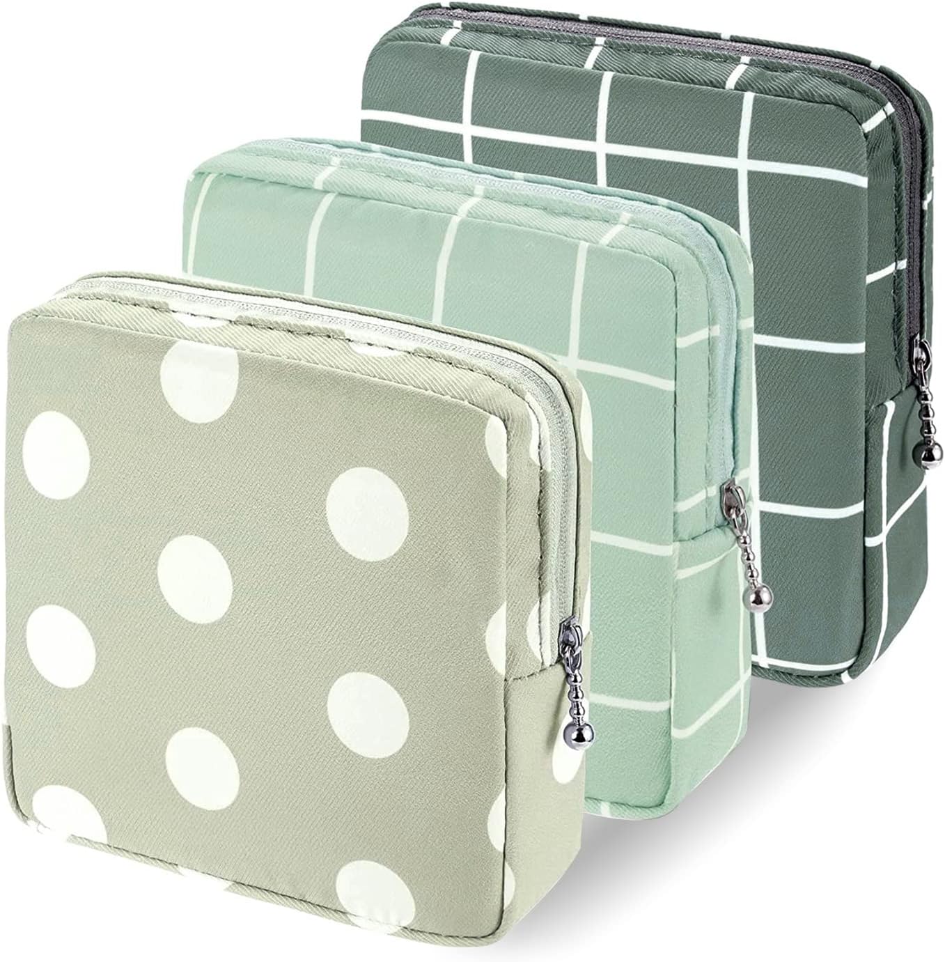 TIESOME Daisies Sanitary Napkin Storage Bag, 2 Pcs