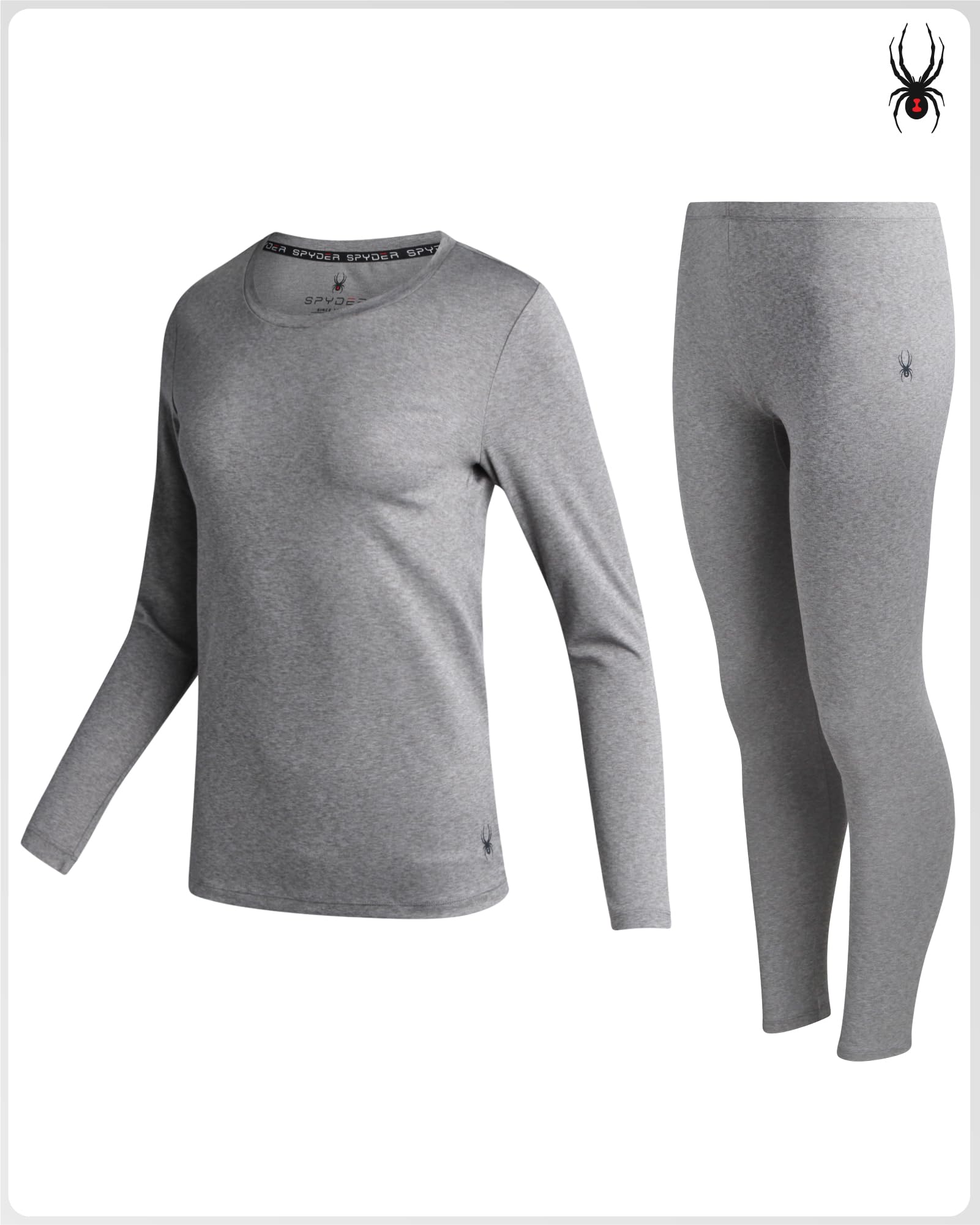 Spyder L Spdr Base Layr Set Jeu de Couches de Base Femme (Lot de 2)