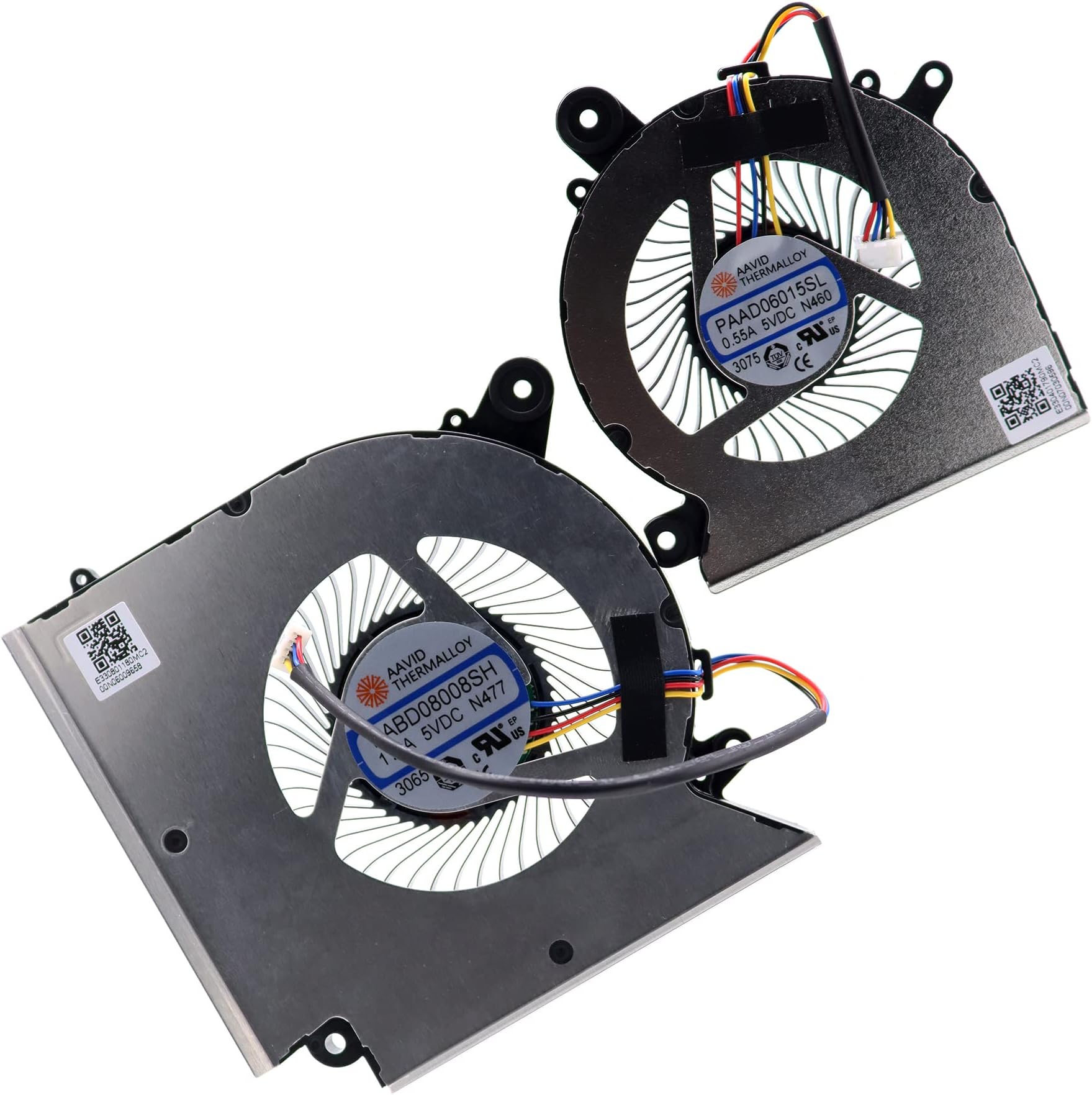 Deal4GO CPU Cooling Fan w/GPU Graphics Fan Set Replacement for MSI GE66 GF66 GL66 GF76 GP66 GL76 GF65 GF75 GF63 MS-1581 MS-1583 MS-1541 MS-16R1 MS-16R2