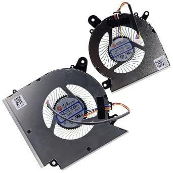 Deal4GO CPU Cooling Fan w/GPU Graphics Fan Set Replacement for MSI GF66 GF76 GL76 GF65 GF75 GF63 MS-1581 MS-1583 MS-1541 MS-16R1 MS-16R2