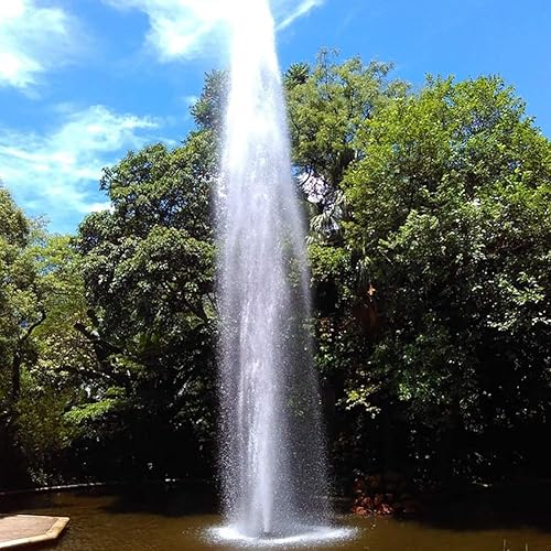 Miniatura 4 de Fdit FNPT - Boquilla de fuente de estilo recto DN25 de 1 pulgada con 2 niveles, para estanque de jardín, para el hogar, jardín