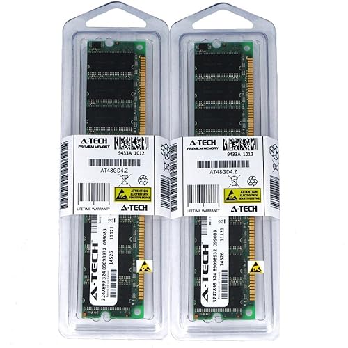 A-Tech 2GB kit (1GBx2) DDR PC2700 Desktop Memory Modules (184-pin DIMM, 333MHz) Genuine Brand