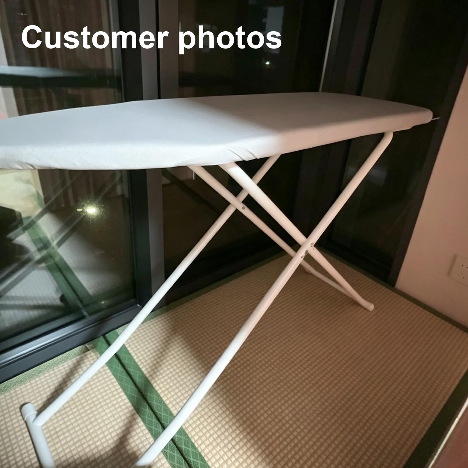 Table à Repasser Métallique sur Pied, Table à Repasser Pliante, 106 × 35 cm