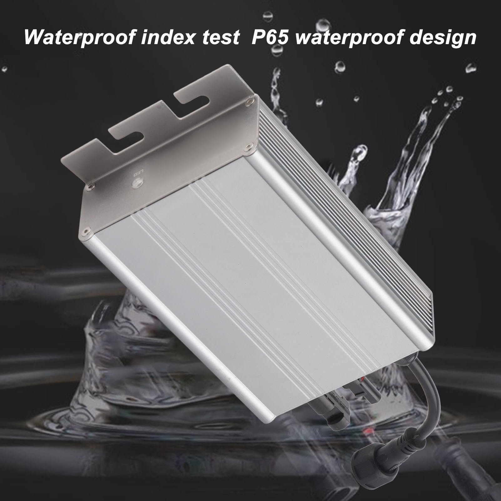 Mikroinwerter Sieciowy AC230V Trwałe Urządzenie ze Stopu Aluminium o Czystej Fali Sinusoidalnej dla Domowego Układu Słonecznego 1 Jednostka (600 W)