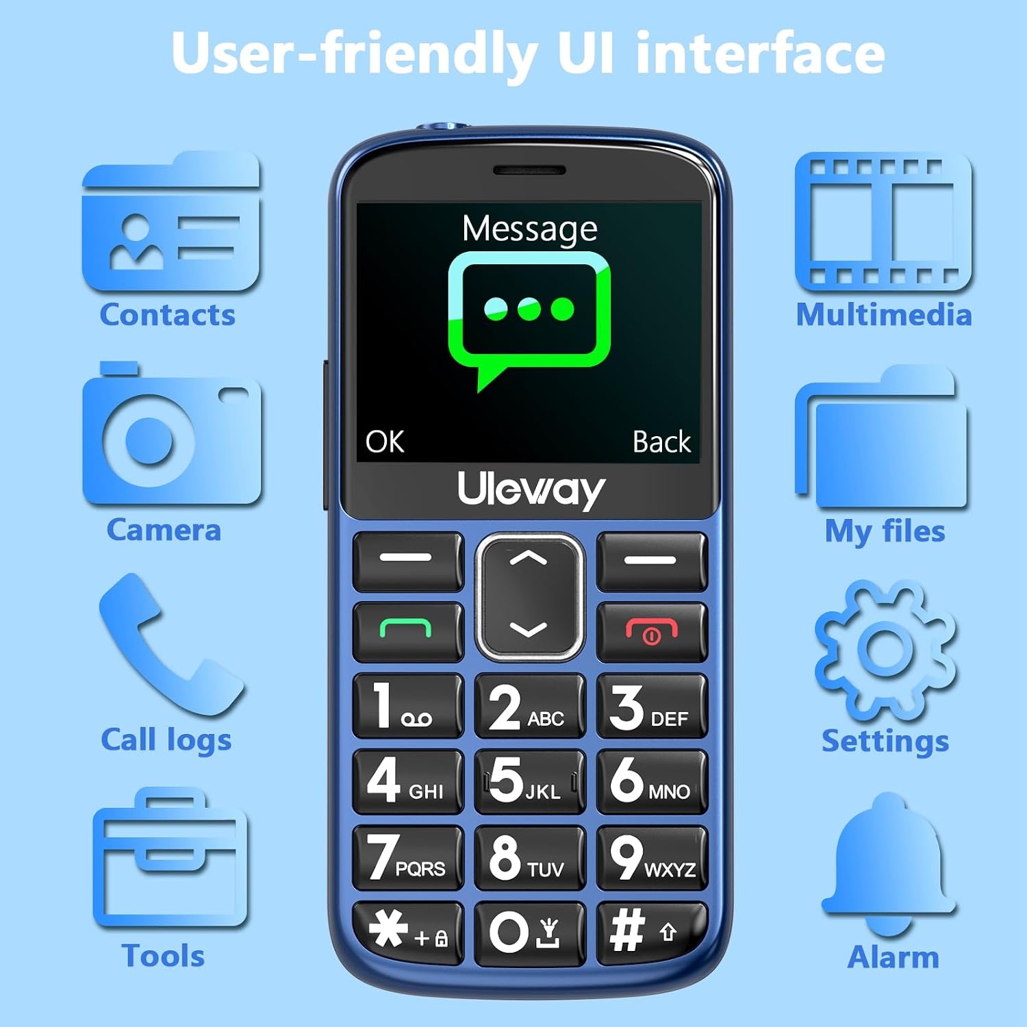 uleway T2301 user interface