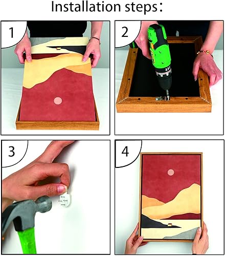 Miniatura 4 de LTYHHK Marco flotante para impresiones en lienzo de 20 x 24 pulgadas, marcos flotantes de 58-78 pulgadas de profundidad para pinturas en lienzo,