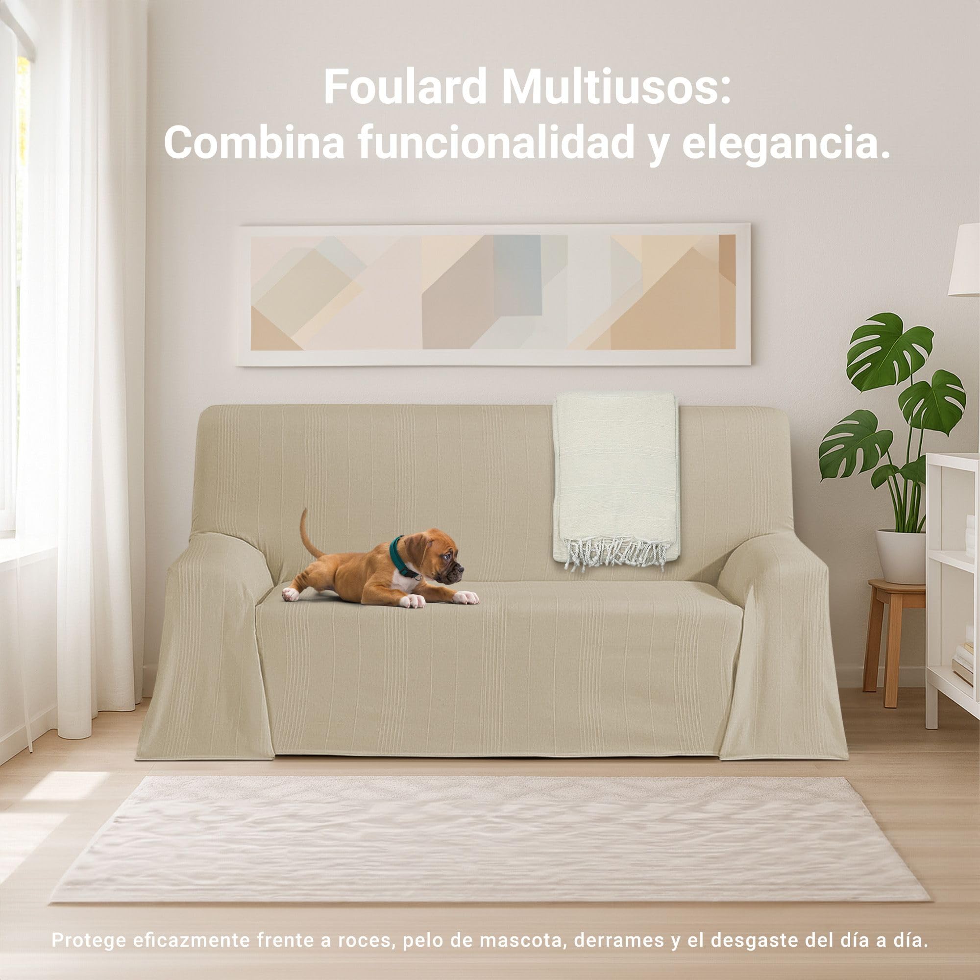 ECOMMERC3 Multi-purpose Foulard Size 180 x 260 cm for Sofa or Bed - Image 3
