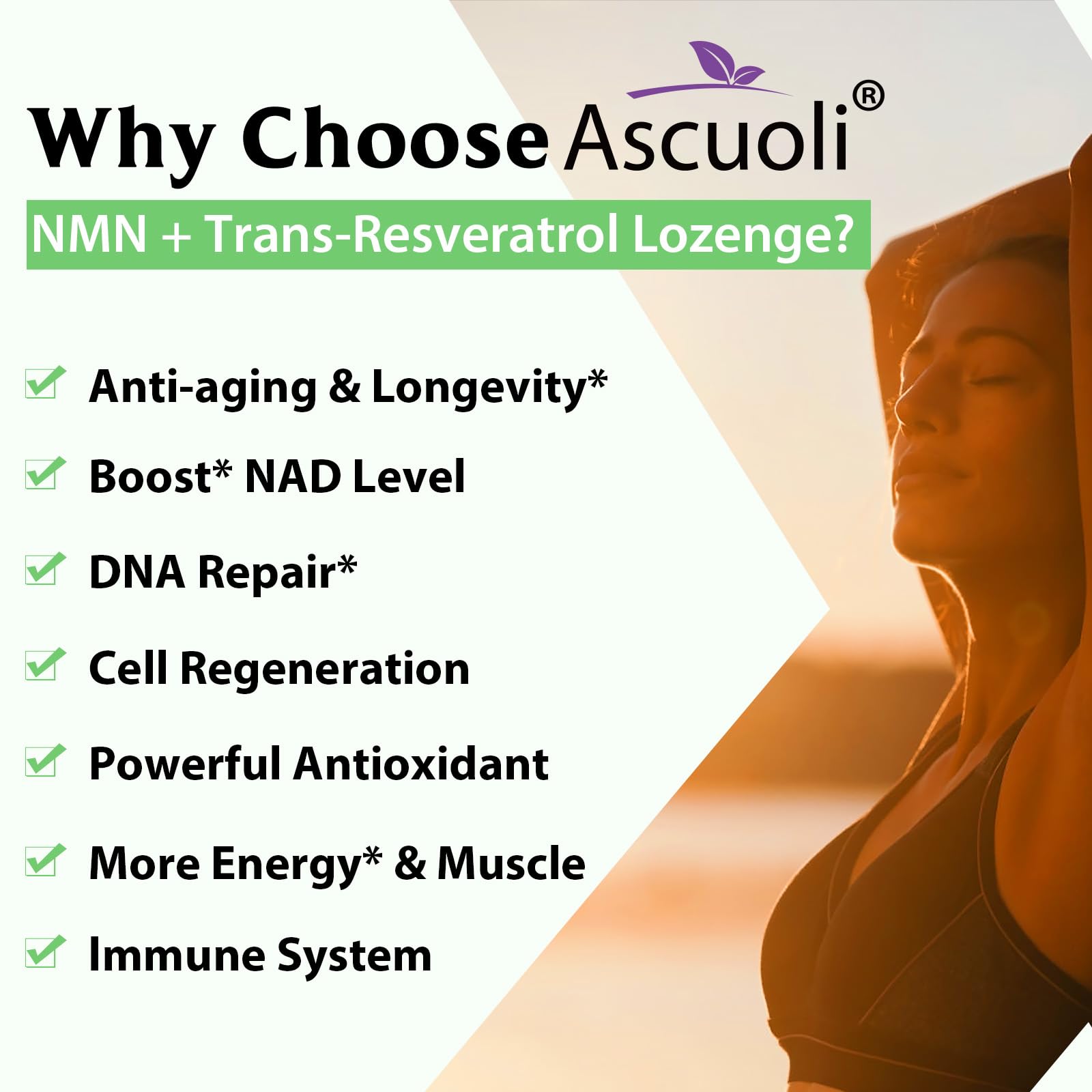 Sublingual NMN Resveratrol Supplement 950mg, 480 Lozenges (480-Day Supply) — Amazon image 6