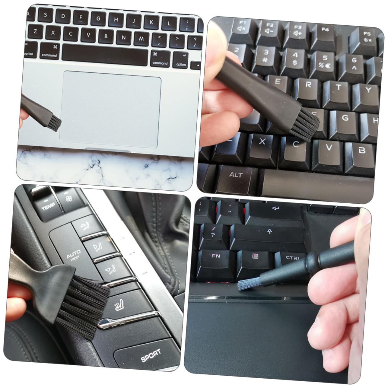 HOMOCONO 1set -Static Keyboard Cleaning Brush Portable Cleaning Tools for Circuit Boards and Car Interiors Lightweight and Easy to Use
