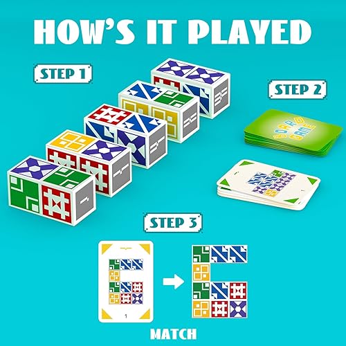 Miniatura 5 de Juego familiar a juego para niños y adultos, juegos de mesa de rompecabezas de bloques para niños y niñas de 6 a 8 a 12 años, rompecabezas de