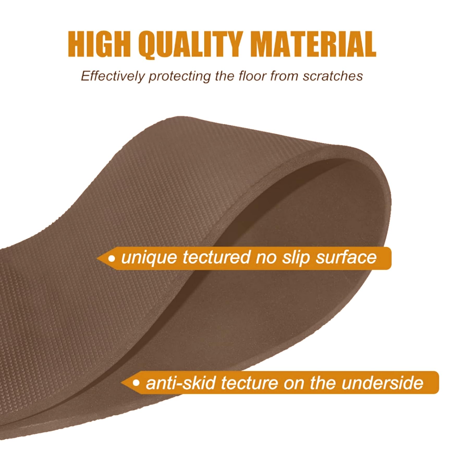 30x30 Inch Non-Slip Recliner Pad For Hardwood Floors – Protects Floors From Scratches, No Adhesive Needed - View #6