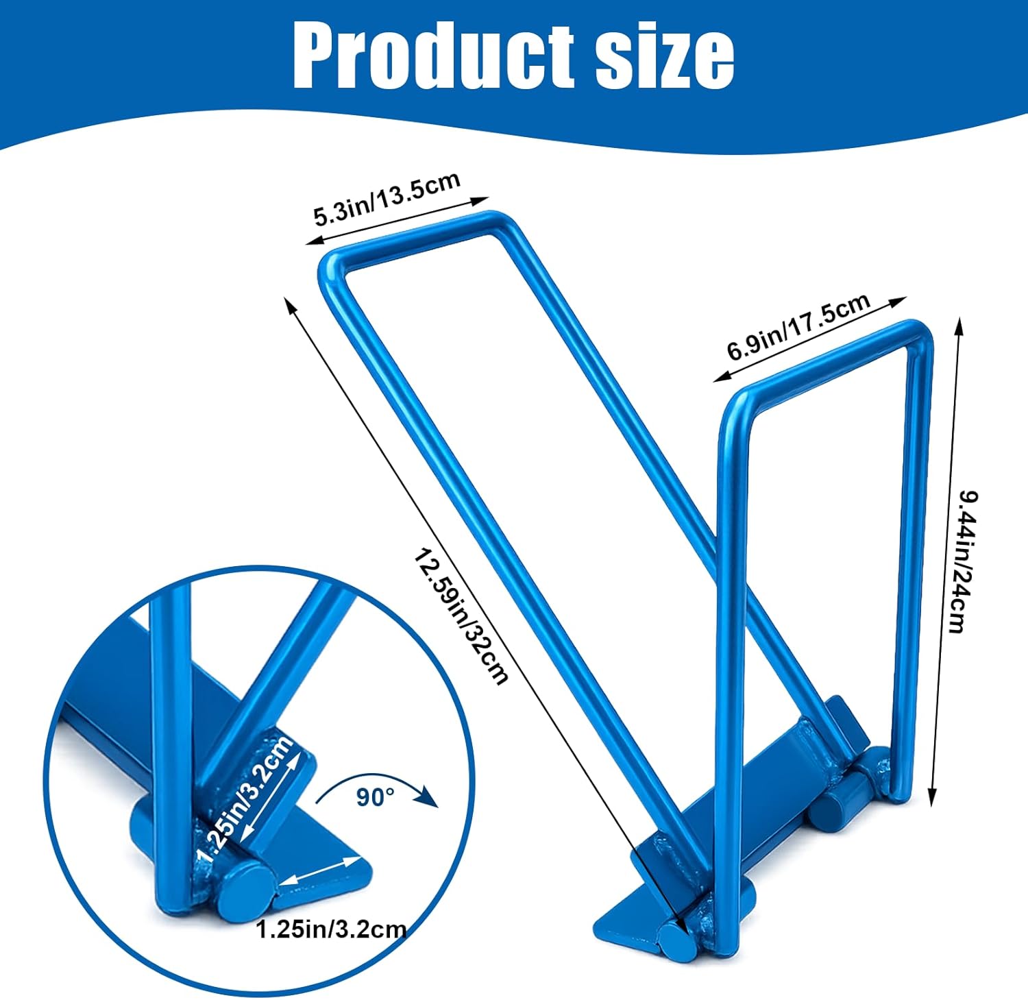 LIHAISHENG Heavy-Duty Eaves Seam Locker Tool, 6.3" x 12.6" Drip Edge Hemming Bender for Standing Seam Metal Roofs, Clean Fold Crimping Tool for Roofers & Sheet Metal Pros, LHS-AAA