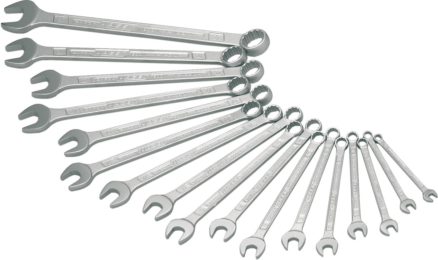 Amazon | Hazet 600N/17N コンビネーションレンチセット 17点組 メガネ