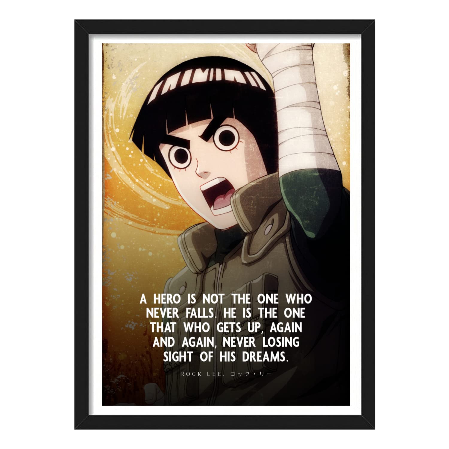 Naruto Shippuden Framed Poster - Minato Namikaze Art -26