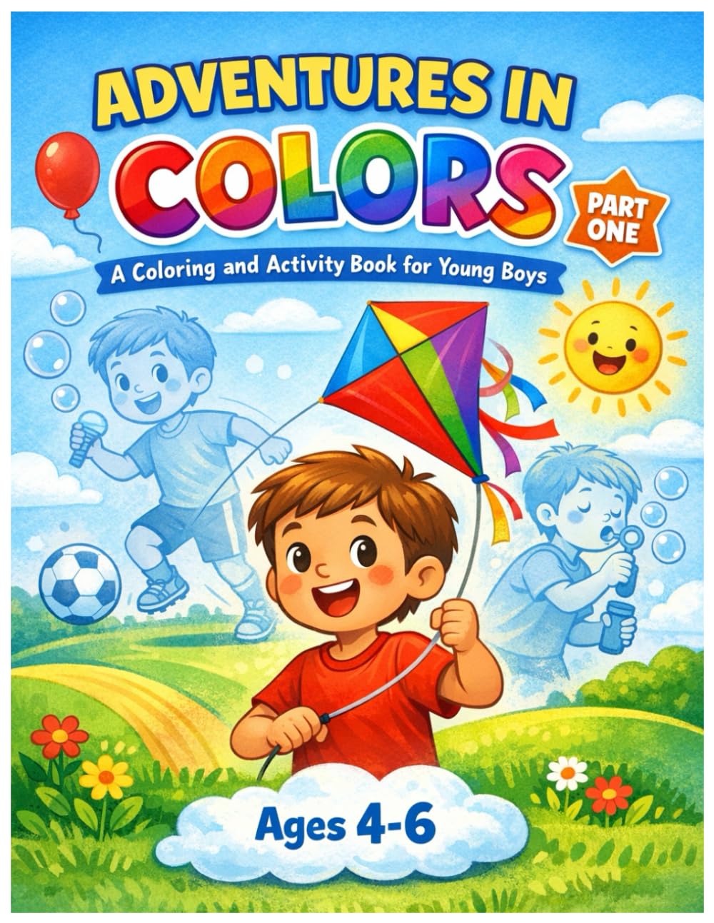 Adventures in Color: A Little Boy's Activity Coloring Book part one