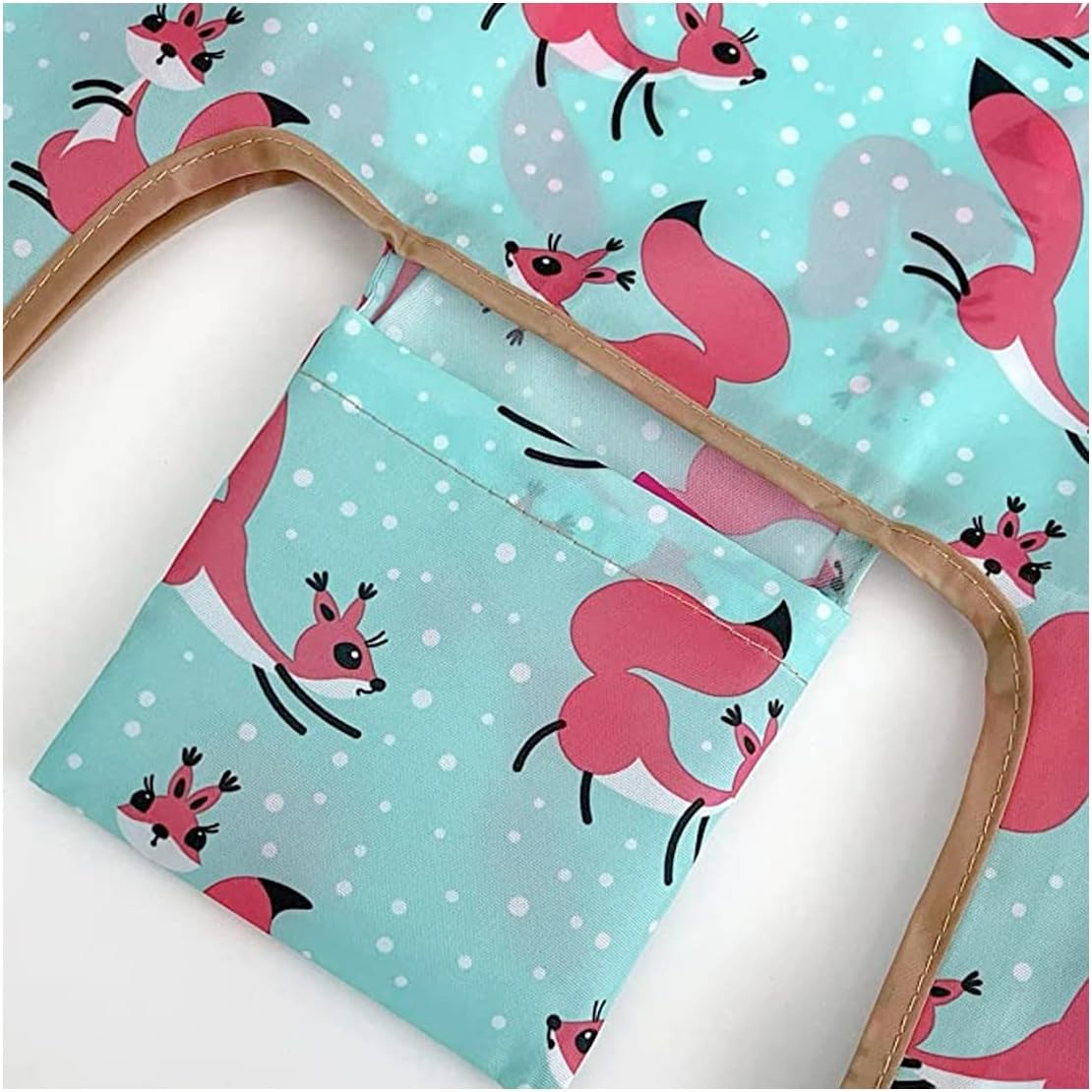 allydrew JoliBag Nylon Reusable Grocery Bag, set of 6