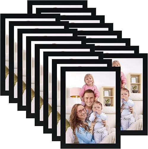 Miniatura 38 de Giftgarden Marcos de fotos de 8.5 x 11 pulgadas, certificado de diploma, premio de documento, marco de 8.5 x 11 pulgadas, marco negro, para pared