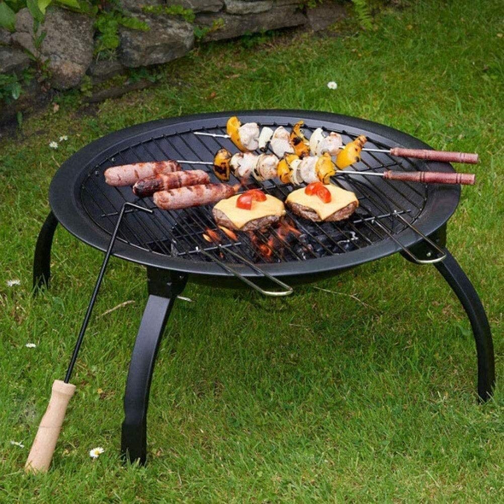 Zewnętrzny palenisko gazowe, przenośny podgrzewacz 56 cm średnica palenisko do grillowania, piec ogrodowy kempingowy