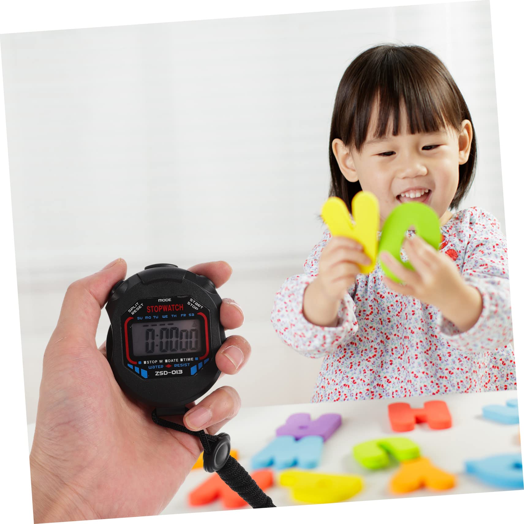 HANABASS 12 Cronometro Professionale Portatile per Sport con Allarme Display LCD per Fitness e Arbitri