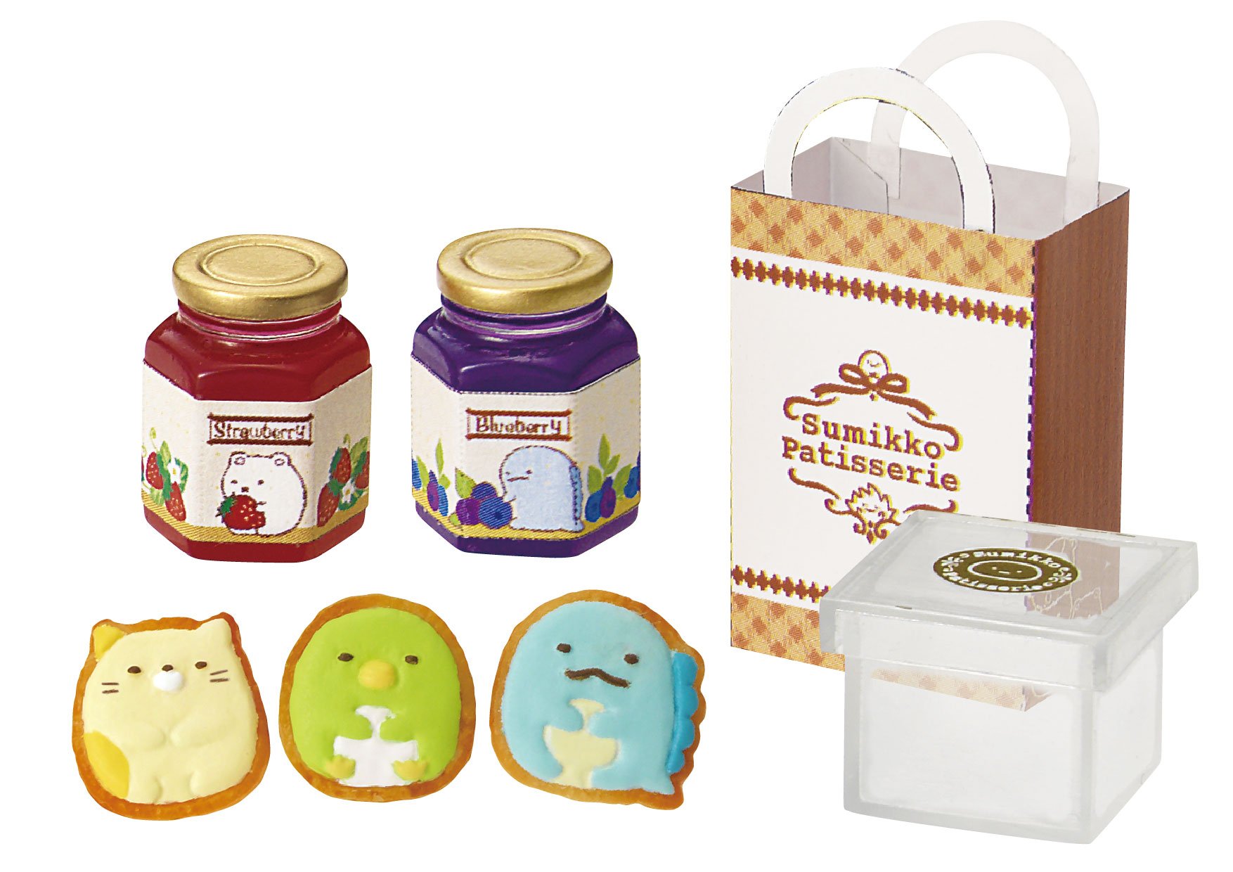 Amazon.co.jp: すみっコぐらし 街のすみっコ洋菓子店 BOX商品 1BOX = 8 