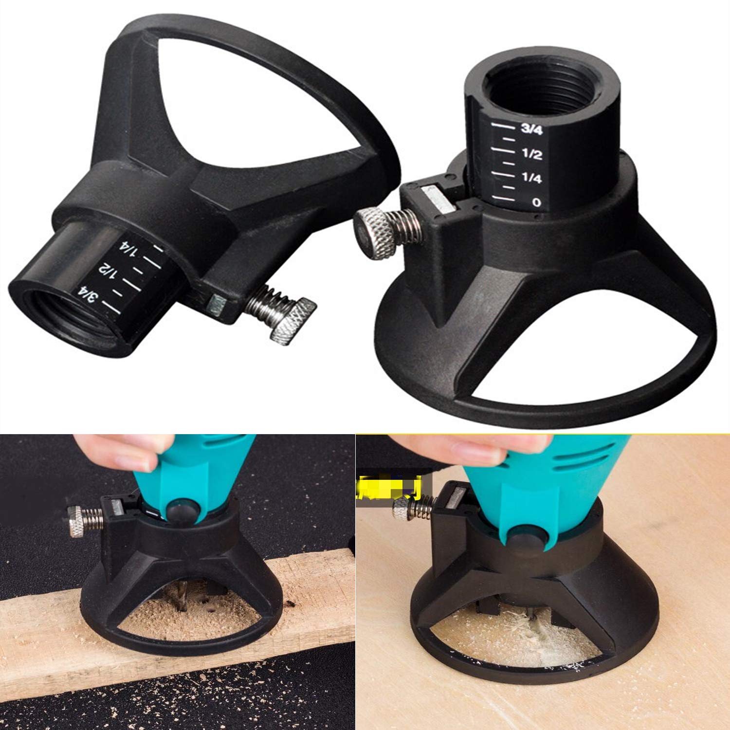 DIY Crafts Pack Of 1 Pc, Black, Electric Grindering Locator Twist Nose Cap DIY Tools For DIY Drill Horn Cap Polishing Carving Dedicated Tools Grindering Power Acces(Pack Of 1 Pc, Black)