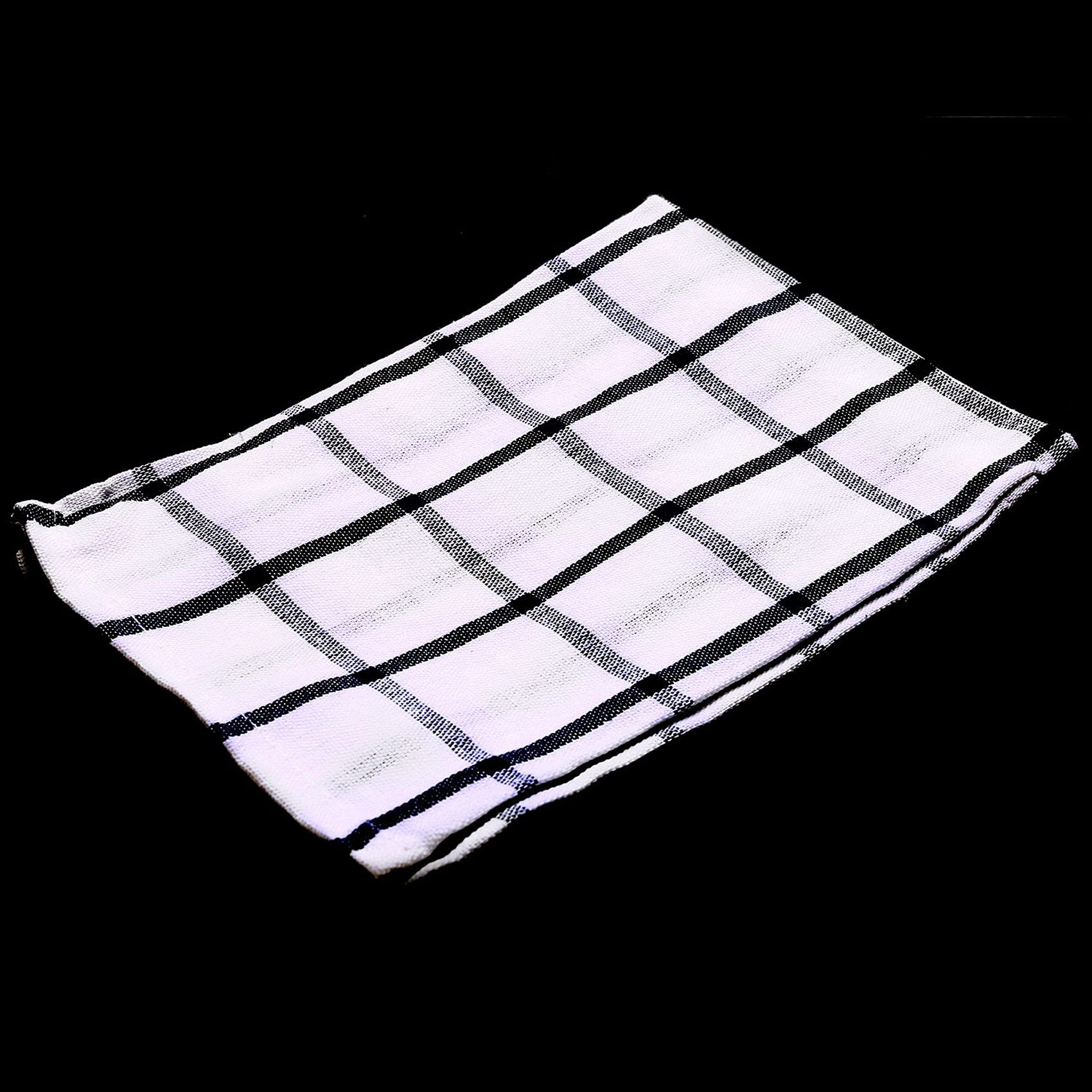 30 Pezzi di Alta qualità Blu Bianco Plaid Un Righe Strofinaccio Asciugamano da Cucina Tovagliolo Tovaglia 100% Cotone Tessuto