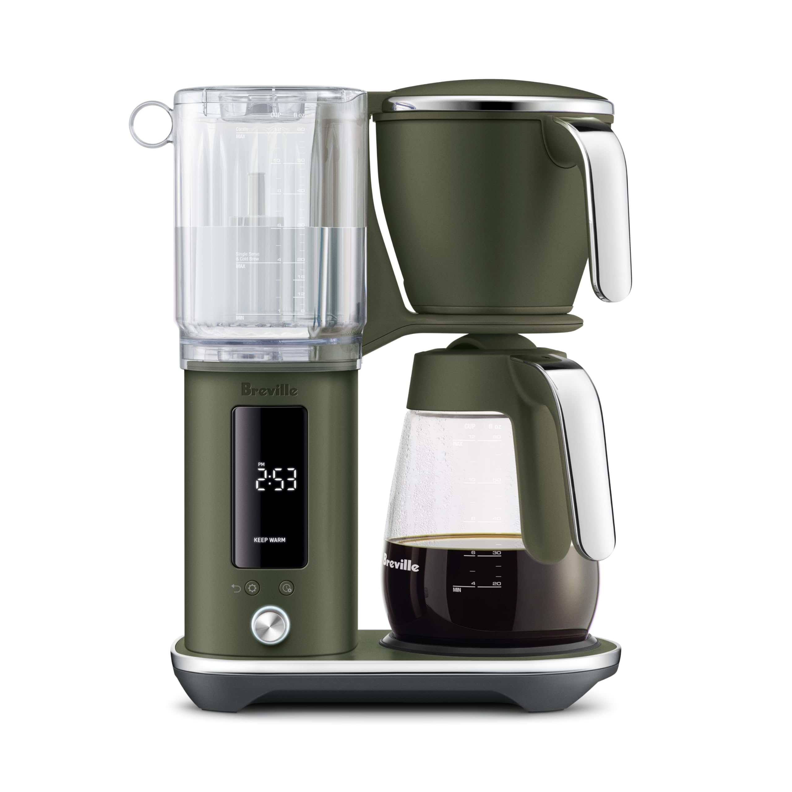 Breville BDC415OLT Luxe Brewer Glass Carafe, Olive Tapenade