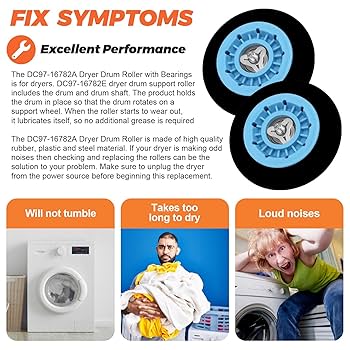 Amazon.co.jp: Beaquicy DC97-16782A ドライヤードラムローラー