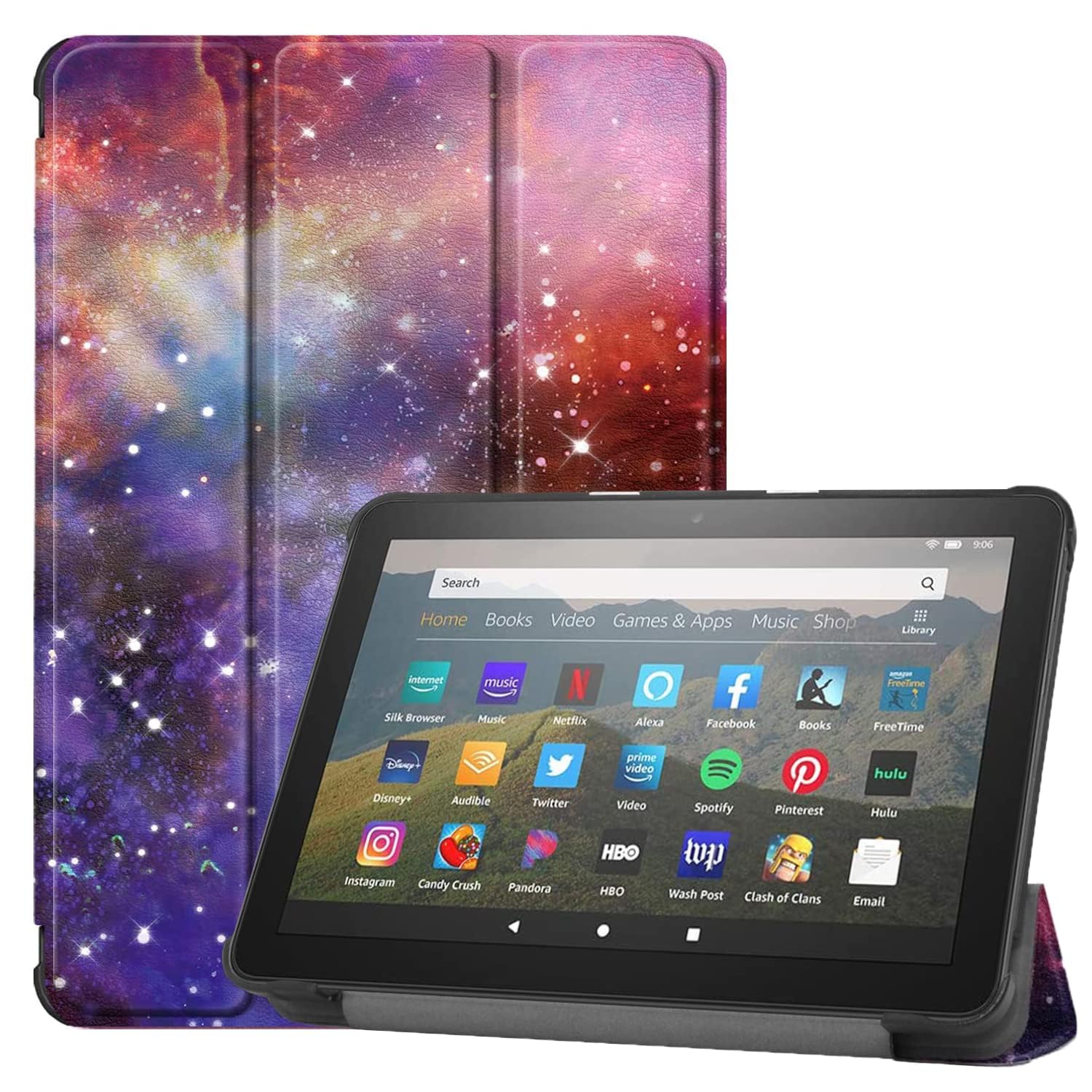 Coque tablette H 8 pouces à angles multiples idéale pour le train et le bureau - 8