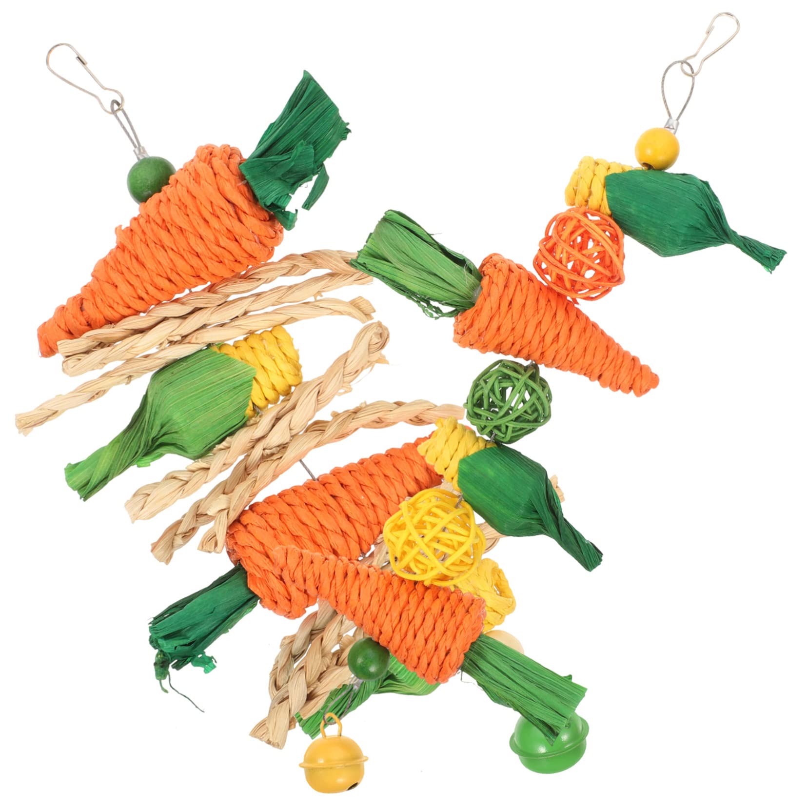 Beavorty 10pièces Jouets à Mâcher pour Oiseaux Jouet Vigne pour Perroquets Et Perruches Accessoire De Et pour Petits Oiseaux