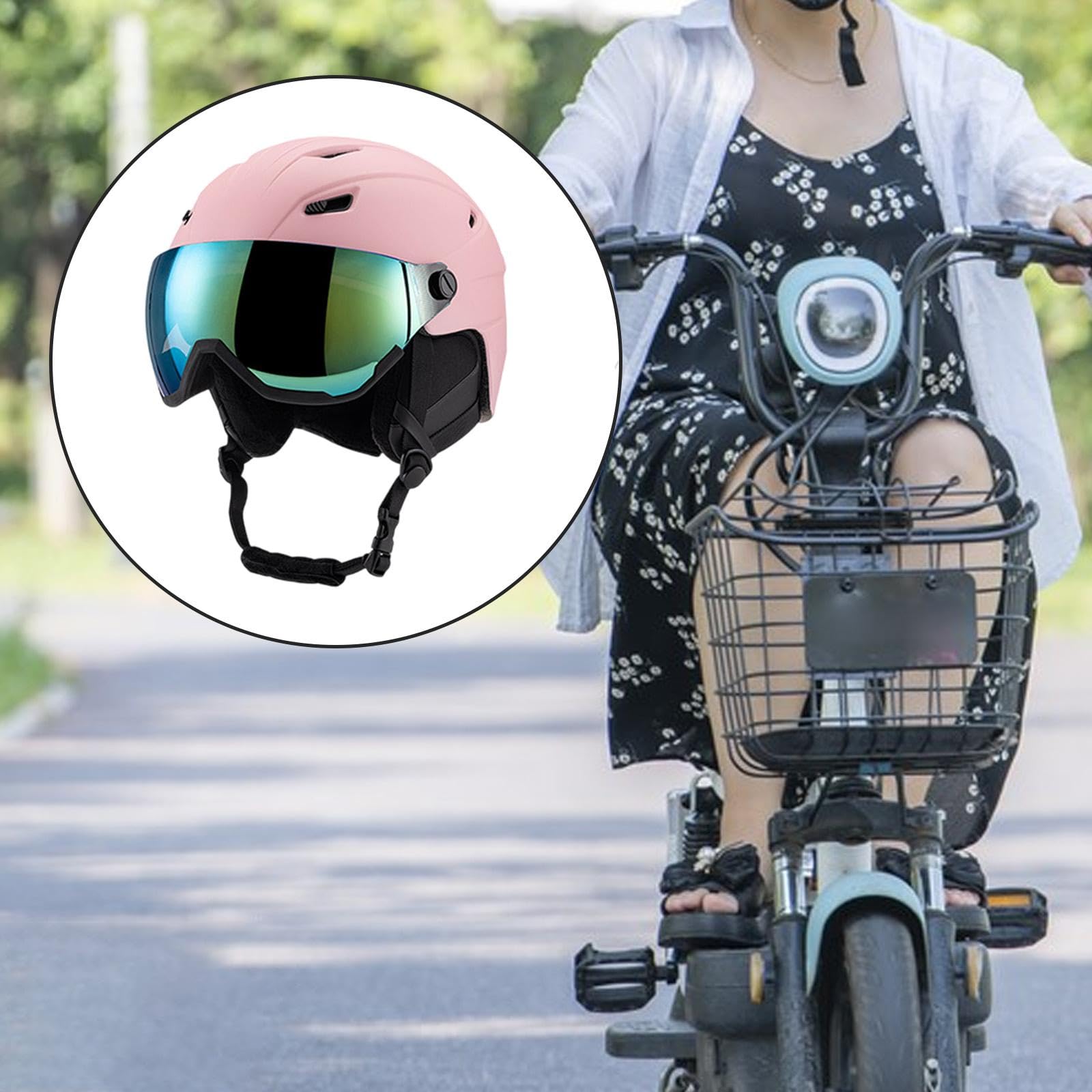 Casco con Orejeras para Esquí Y Monopatín con Resistencia a Los Impactos