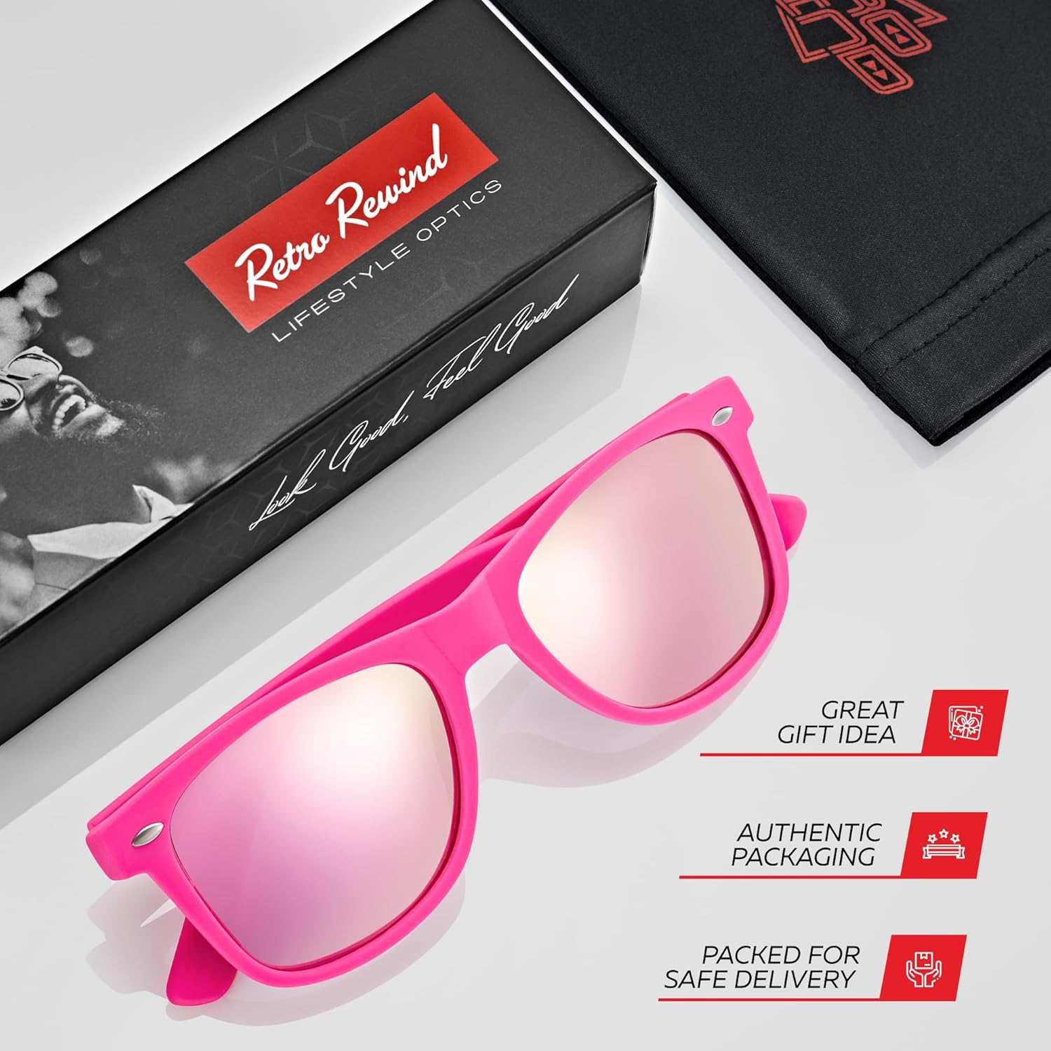 Retro Rewind Polarized Sunglasses for Men and Women - UV Protection Classic Sun Glasses - Image 4