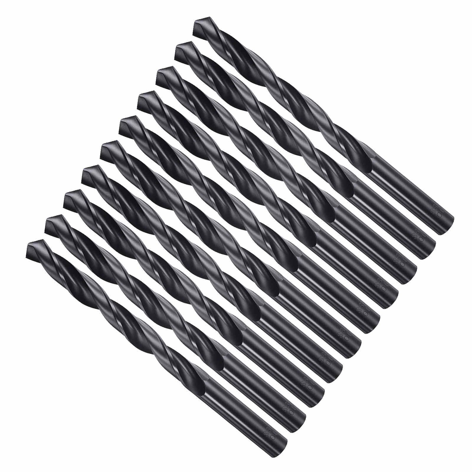 CoCud Drill Bit, 10mm Cutting Diameter, 4241 HSS Nitriding Black 118° Cutting Angle Versatile Bits