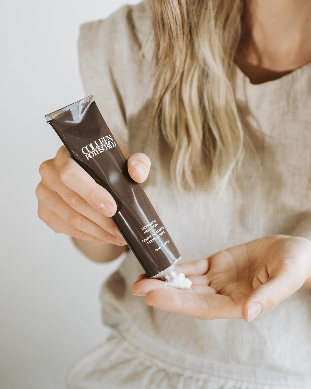 Colleen Rothschild Beauty Restorative Hand Cream for Dry Cracked Hands & Cuticles - Softens & Reduces Age Spots w/ Shea Butter - Moisturizing, Non-Greasy Hand Cream for Women & Men, 73ml (2.5 fl oz) - Image 5