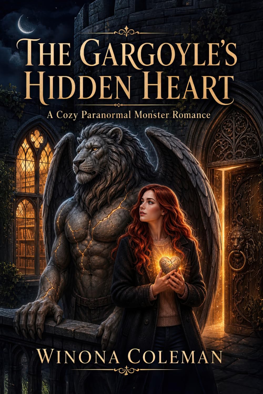 The Gargoyle's Hidden Heart: A Cozy Paranormal Monster Romance (The Cursed Guardians of Ashborne)