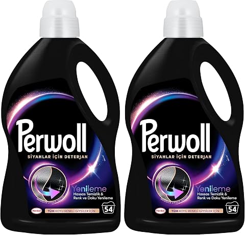 Perwoll Yenileme Siyahlar için Sıvı Deterjan 54 Yıkama 2.97 Lt 2li paket
