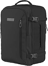 BidMamba Ryanair Easyjet Hand Luggage Backpack 40 x 20 x 25 cm, Black, Essential