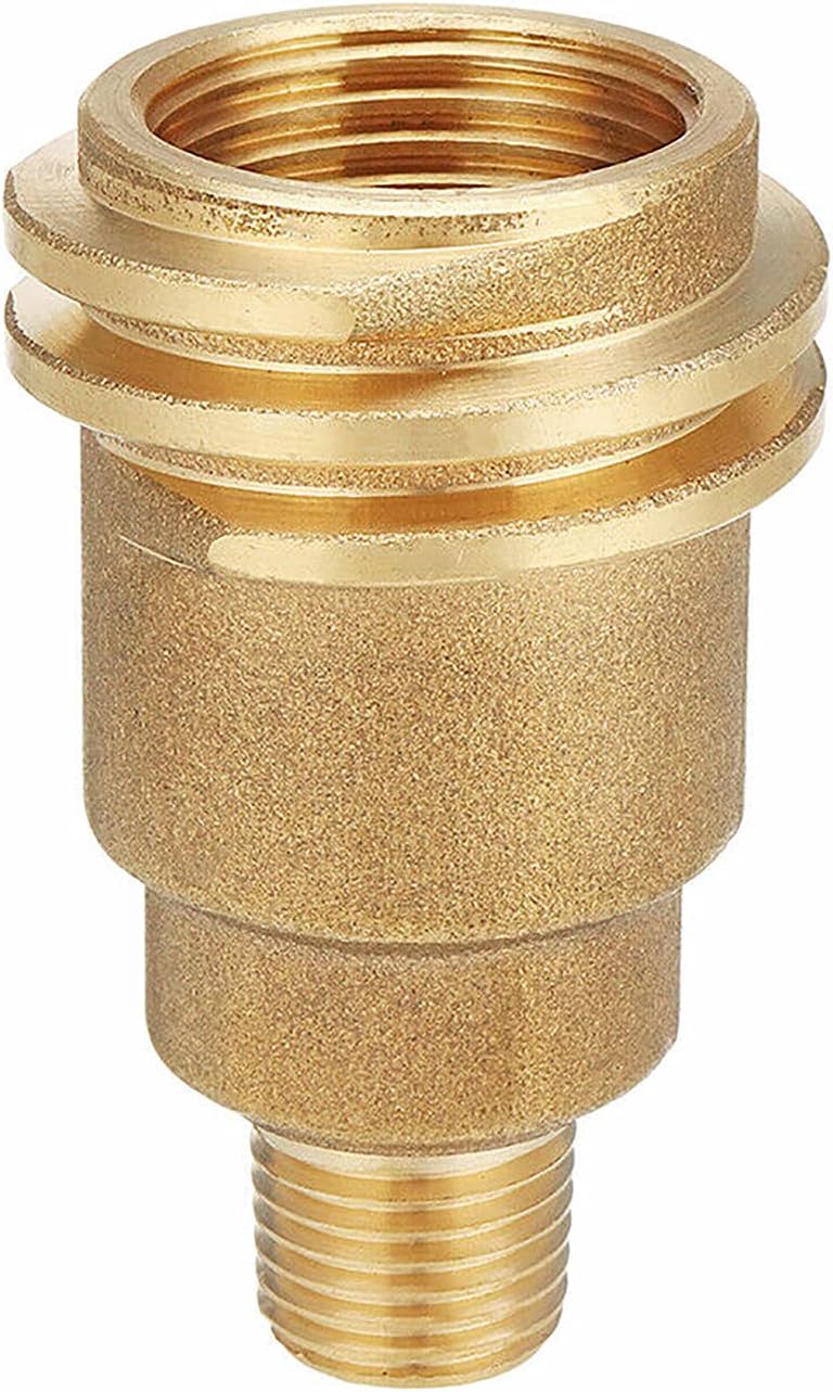 5042 QCC1 Nut Propane Gas Fitting Hose Adapter with 1/4" Male Pipe Thread Propane Tank Adapter Quick Connect Brass Fittings