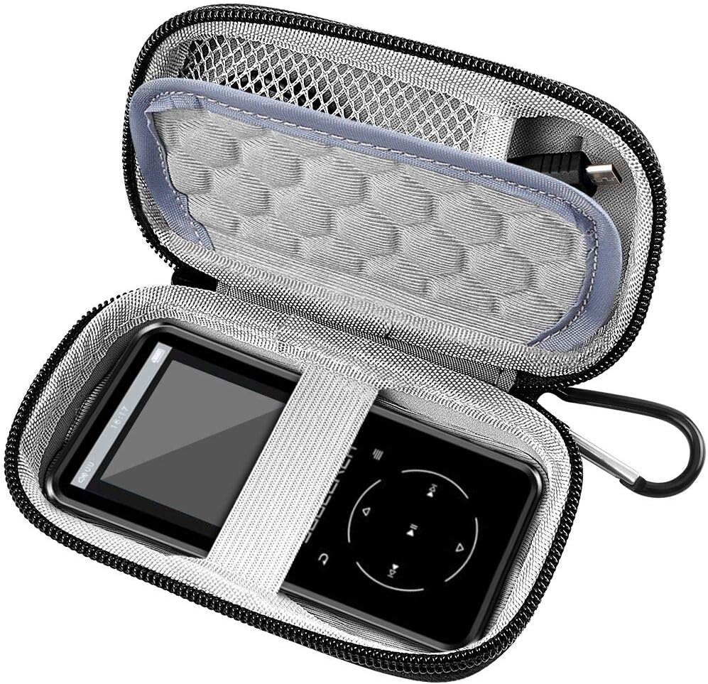 Comecase MP3 & MP4 Player Case for Luoran/for innioasis/for TIMMKOO/for MYMAHDI/for Phinistec/Music Players Bluetooth. MP3 Player for Kids Storage Box Fit for Earbuds, USB Cable and More (Bag Only)